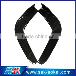 Top Real Carbon Fiber Car Front Bumper Splitters for Universal Type thumbnail-2