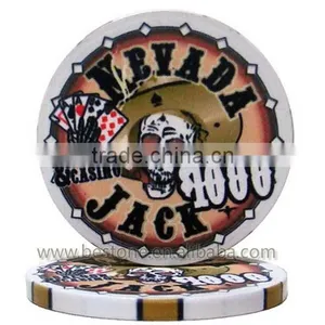 Deluxe Skull Jack Poker Chips Wholesale thumbnail-2