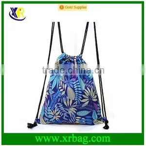 Custom Durable Full Print Cotton Drawstring Backpack Bag thumbnail-2