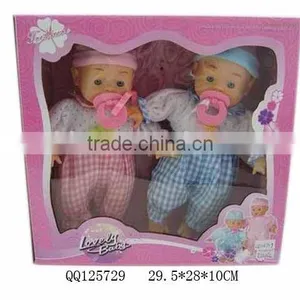 12" 2 in 1 Baby Doll Set (2pcs Boy) thumbnail-1