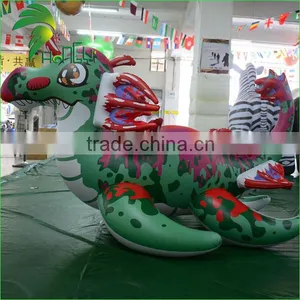 Latest Attractive Printing Design Replica Inflatable Cartoon Colorful Sea Dragon Toy thumbnail-1