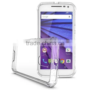 PC Back Cover Crystal Bumper Hybrid Protective Case for Motorola Moto G4 thumbnail-3