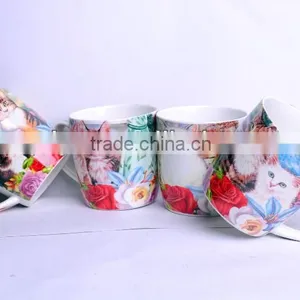 Hot Sale Print Ceramic Coffee Mug With Cover thumbnail-1