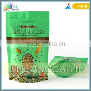 Manufacturer Wholesale Zipper Top Bag, Laminated Plastic Food Packing Bag thumbnail-1