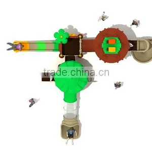 China Kids Plastic Slide for Outdoor Playground Equipment thumbnail-4