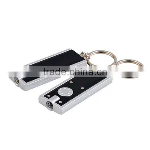 Promotional Gift Cheapest PVC LED Mini Keyring Flashlight With Branding thumbnail-4