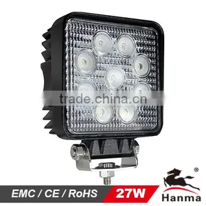 Square Off Road High Power 27W LED Work Light Lamp for ATV Jeep 4x4 Tractor thumbnail-1