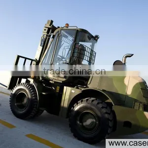 5ton Truck Forklift, Full Hydraulic Forklift, CE and 4WD Forklift Truck thumbnail-3