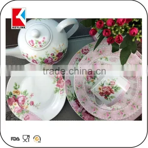 Best Selling Items 20pcs Round Porcelain Set Germany Elegance Fine Porcelain Dinner Set thumbnail-1