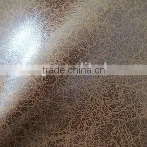 PU Leather New Desigh Two Tone for Sofa Leather thumbnail-1