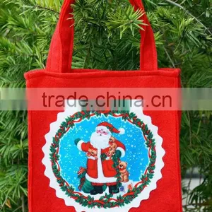 Christmas Felt Gift Bag thumbnail-4