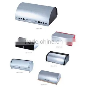 Stainless Steel Corner Bread Box thumbnail-1