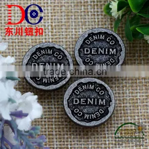 2016 High Quality Metal Fashion Jeans Button Customized Metal Button for Jeans thumbnail-1