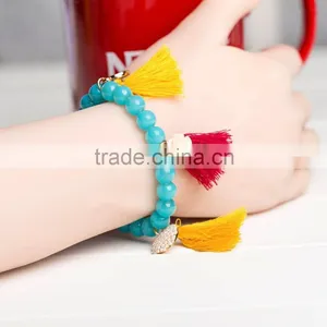 2016 Hot Wholesale Bead Bracelet New Arrival Promotion Cheap Logo Custom Charm Bracelet thumbnail-1