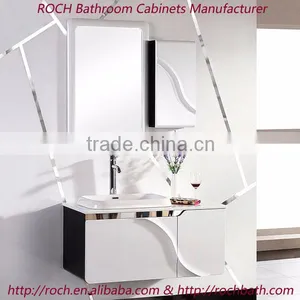 ROCH 8011 White High Gloss Pragmatic Bathroom Furniture thumbnail-1