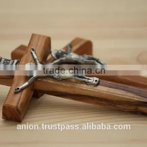 Olive Wood Small Orthodox Crucifixes thumbnail-2