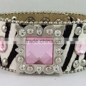 Western Cowgirl Rhinestone Bracelet thumbnail-1