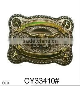 Gold Silver Western Buckle thumbnail-1