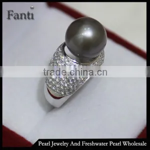 Pearl Jewelry Price Natural Pearl Ring Real 925 Sun Silver Ring thumbnail-1