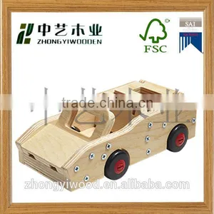 High Quality Home Decor DIY Wooden Car thumbnail-5