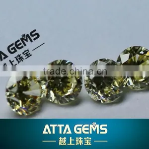 Manufacturer Supply Yellow Large Cubic Zirconia Loose thumbnail-1