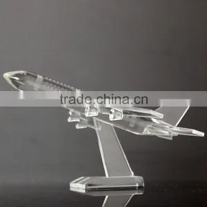 Crystal Glass Plane Model Toy thumbnail-2
