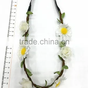 Pretty Fabric Flower Bando Headwrap for Ladies thumbnail-1