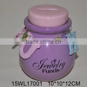 Wholesale Simple Ceramic Cash Box,ceramic Piggy Box,ceramic Money Box,ceramic Coin Box thumbnail-2