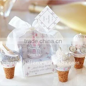 Cork Wine Bottle Stopper With Ice Cream Design thumbnail-1