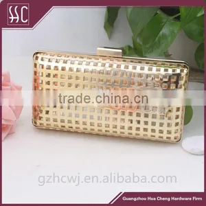 Shiny Gold Metal Frame, Metal Frame for Lady Clutch, Guangzhou Metal Frame for Wallet thumbnail-1