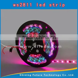 Full Color Digital 24-Bit 5050 RGB LED Strip WS2801 32 Pixels 5V Black/White Ws2811 Ws2812b thumbnail-2