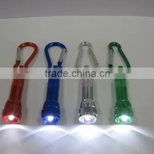 Mini Led Flashlight Torch With Carabiner thumbnail-1