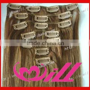 16-30inch Brazilian Remy Clip in Hair Extension 7piece Clip in Hair Extension thumbnail-1