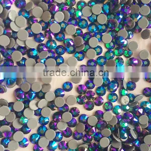 Euro Hotselling High Quality Strong Glue 5mm Emerald AB Scarf Hotfix Rhinestone thumbnail-2