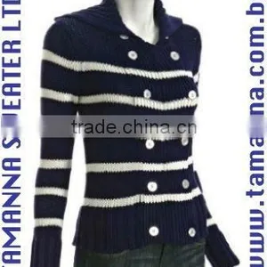 Heavy Knitted Ladies Cardigan thumbnail-1