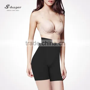 S-SHAPER Women's Seamless High Waisted Slimming Short Tummy Control Panty thumbnail-5