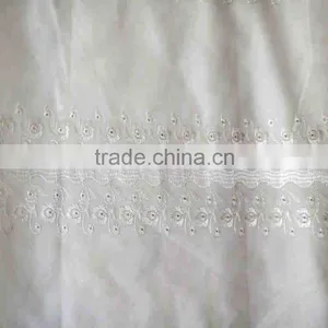 Color T/C EMBROIDERY FABRIC 42"/43"/fabric Embroidery Dress thumbnail-1
