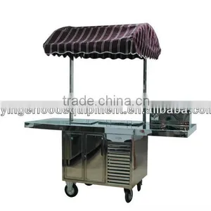 Mobile Hamburgers Carts Food Vending Truck Cart for Crepe Maker Sale thumbnail-4