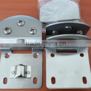HJ-064 New Design 10cm Semicircle Single Hinge Glass Cabinet Hinge Made in China Display Cabinet Hinge thumbnail-4
