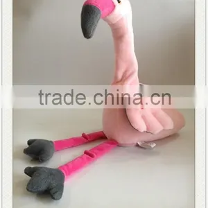 Animated Plush Toy Pink Flamingo Decorations thumbnail-1