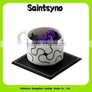 13004 Can be Custom-made Cup Leather Coaster thumbnail-1