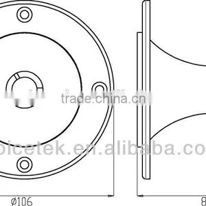 PAH-2502N 15-20K Hz Lower Frequency High Quanlity Top Tec Audio Speaker thumbnail-2