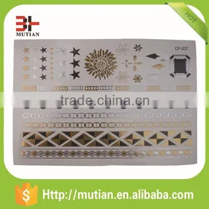 Metallic Temporary Gold Tattoo Sticker for Hands thumbnail-4