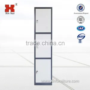 New Style Black And White 3 Door Vertical Steel Locker thumbnail-6