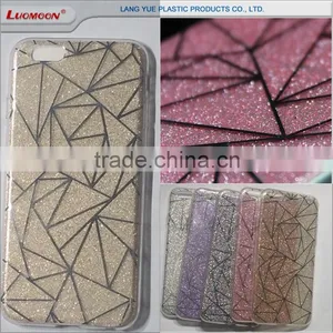 Double IMD Printing Tpu+pc 2 in 1 Transparent Glitter Mobile Phone Case Back Cover for Vivo Y51 x5 Pro Y31 thumbnail-1