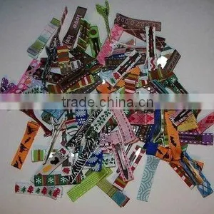 Single Prong Grosgrain Ribbon Full Lined Alligator Hair Clip (FCK-100960030-E) thumbnail-1