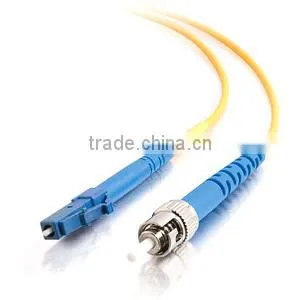 10m LC-ST 9/125 OS1 Simplex Singlemode PVC Fiber Optic Cable (LSZH) thumbnail-1
