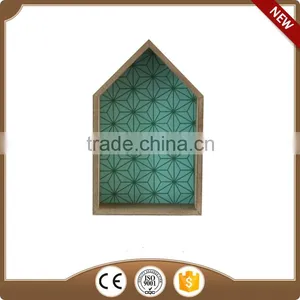 Green Home Wooden Tray thumbnail-1