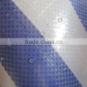 160gsm Striped Rain Fly pe Tarpaulin thumbnail-1