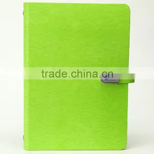 High Quality A5 PU Business Notebook With USB thumbnail-2